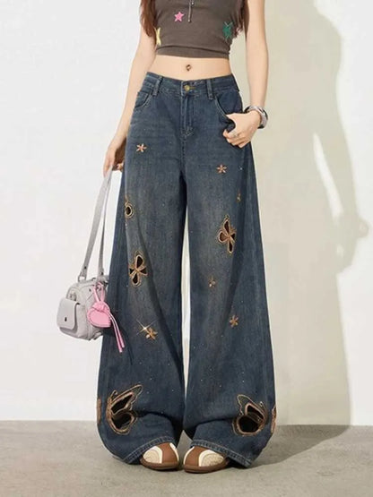 Pantalon Papillon Chic – Taille Haute